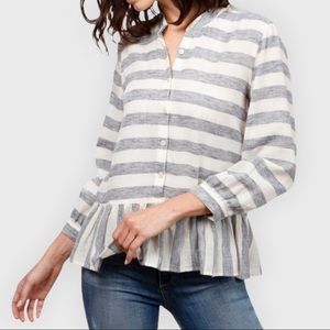 Lucky Brand Striped Blouse
